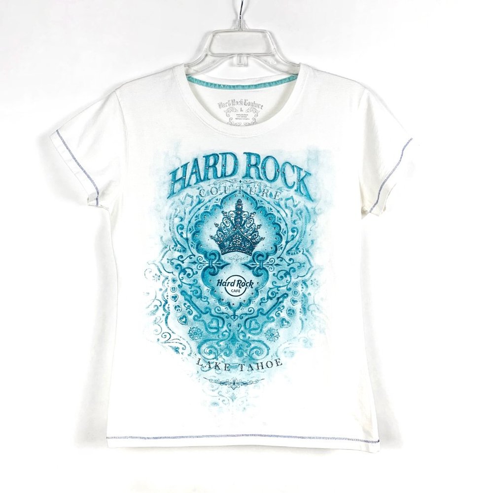 Hard Rock Cafe Women's Couture Tshirt Lake Tahoe L